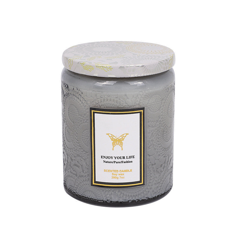 Embossed Glass Fragrance Handmade Gift Aromatherapy