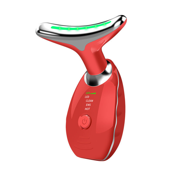 Neck Face Beauty Device Colourful LED Photon Therapy