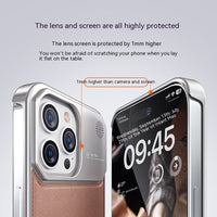 Aluminum Alloy Aromatherapy Metal Anti-fall Shell Phone Case