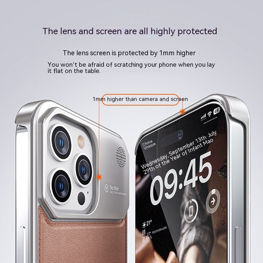 Aluminum Alloy Aromatherapy Metal Anti-fall Shell Phone Case