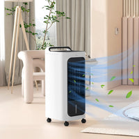 HOMCOM Evaporative Air Cooler With Ice Packs, 3-In-1 Ice Cooling Fan