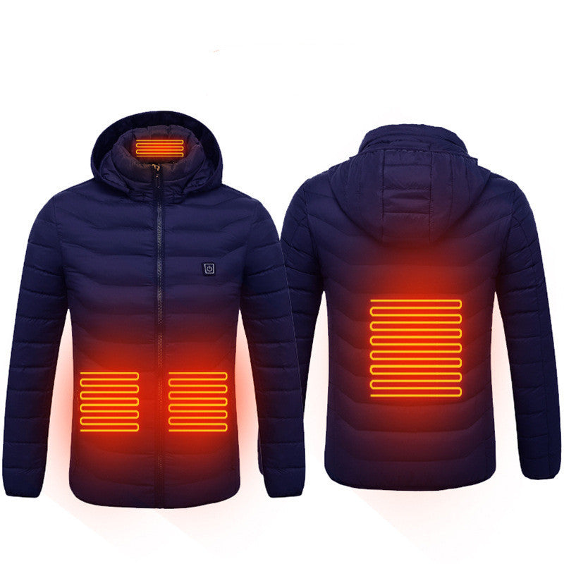 Heated Jacket Coat USB Electric Jacket Cotton Coat Heater