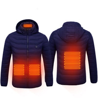 Heated Jacket Coat USB Electric Jacket Cotton Coat Heater