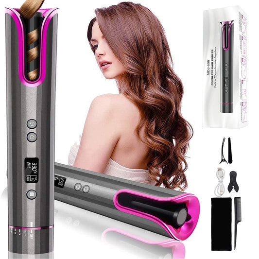 Automatic Hair Curler USB Cordless Wireless Curling Iron Hair