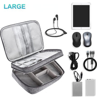 Electronics Organizer Travel Cable Organizer Bag Waterproof