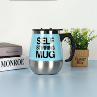 Electric Self Stirring Coffee Mug Cup Stainless Steel Automatic