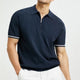 Fashion Short-sleeved Polo Shirt Summer Lapel Zipper Polo shirts