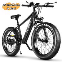 Electric Bike For Adults, 26 X 4.0 Inches Fat Tire Electric Mountain Bicycle,