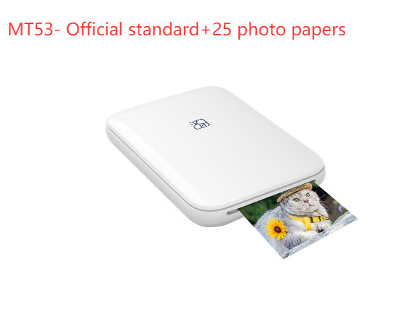 Color Photo Printer Portable Full Color Wireless Photo Printer