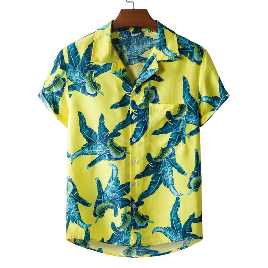 Printed Short-sleeved Shirt For Men AMI Cart