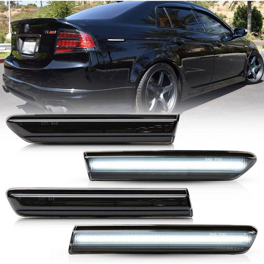 LED Front Rear Fender Side Marker Lights For 2004-2008