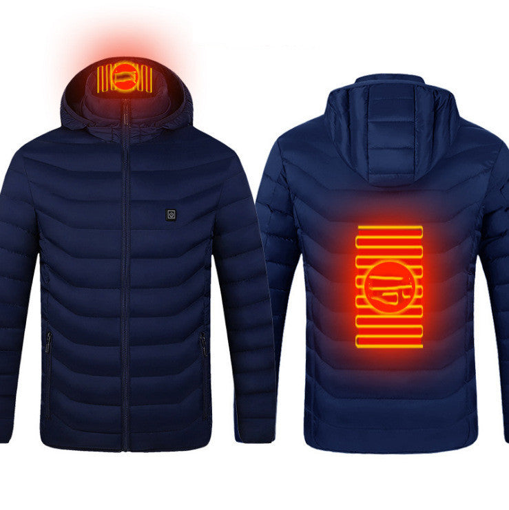Heated Jacket Coat USB Electric Jacket Cotton Coat Heater