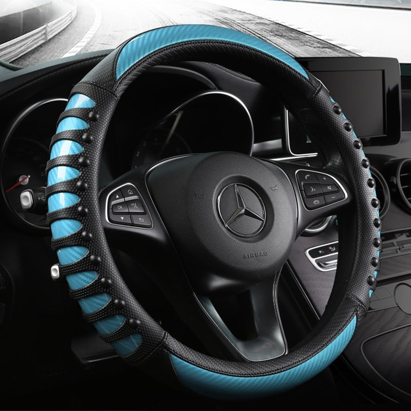Leather Four Season  Steering Wheel Cover