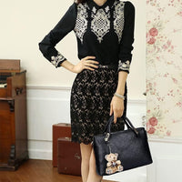 Women 4Pcs Top Handle Satchel Hobo PU Leather Handbag