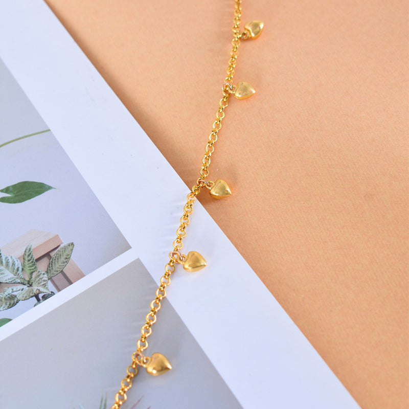 Versatile Women Heart Charms Bracelet Women & Teen Girls