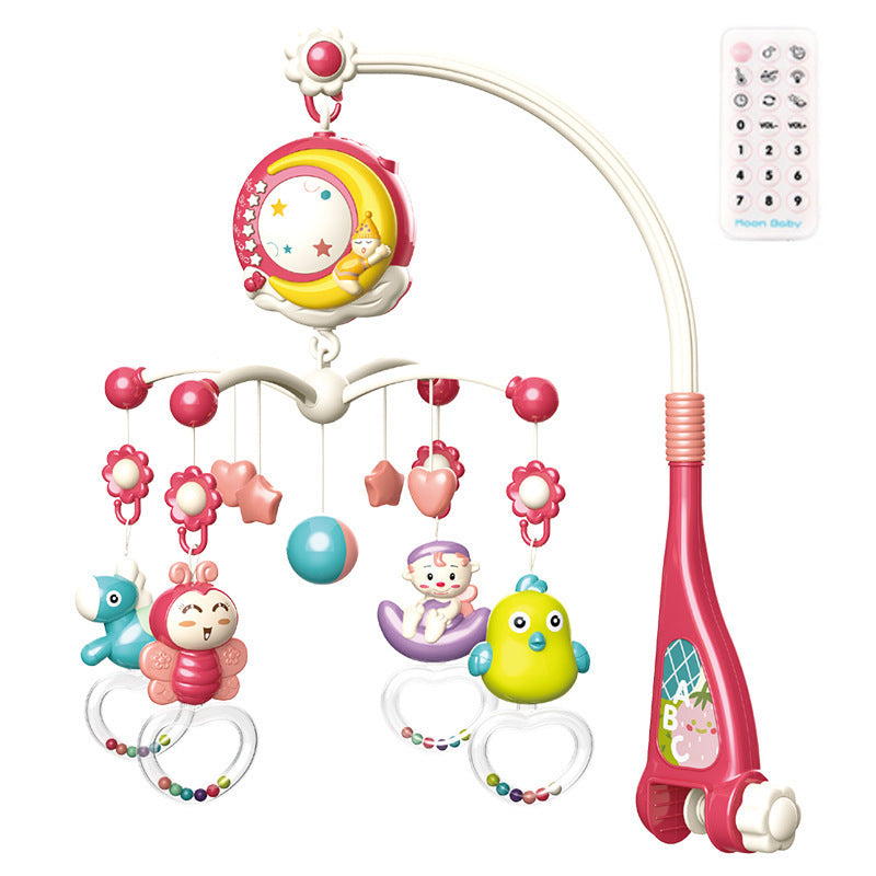 Baby Rattles Crib Mobiles Toy Holder Rotating Mobile Bed