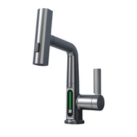 Intelligent Digital Display Faucet Pull-out Basin Faucet