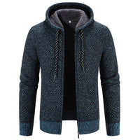 Winter Coat Zipper Closure Solid Color Long Sleeves Drawstring With Hat Keep Warm