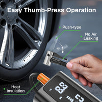 Portable Car Air Pump, Car Tire Automatic Air Pump.