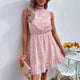 Women's Casual Chiffon Lace Jacquard Dress