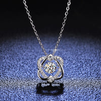 S925 Sterling Silver Pendant Moissanite Smart Necklace