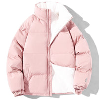 Couples Stand-up Collar Coat With Pockets Fashion Winter