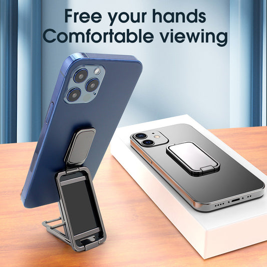 Fold able Mobile Phone Holder Ring Buckle Retractable Desktop