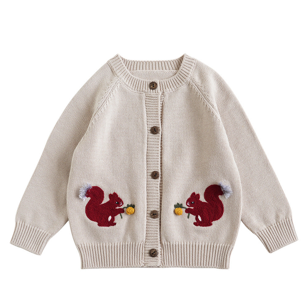 Knitwear Kids' Sweater Cotton Thread Clothing