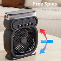 3 In 1 Portable Air Conditioner Evaporation Air Cooler LED