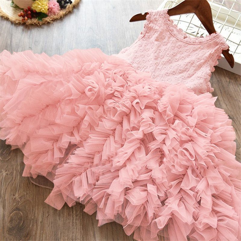 Children's Skirt Lace Long-sleeved Girls