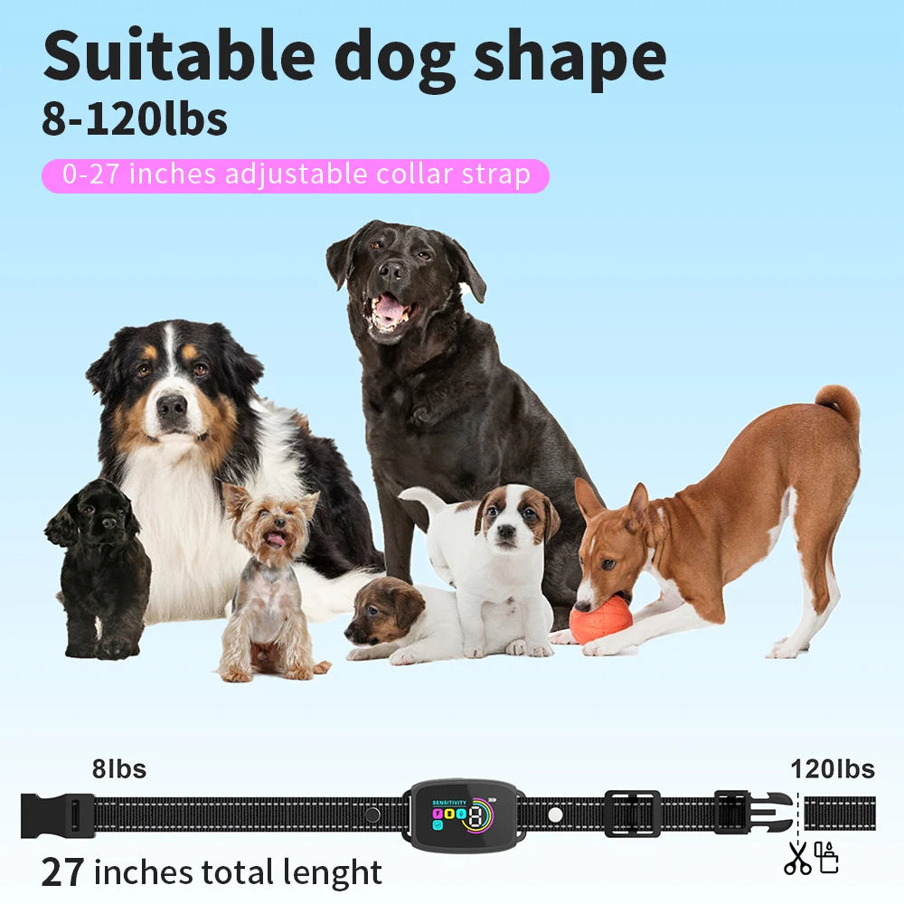 Smart Automatic Anti Barking Dog Collar Rechargeable Bark Stopper.