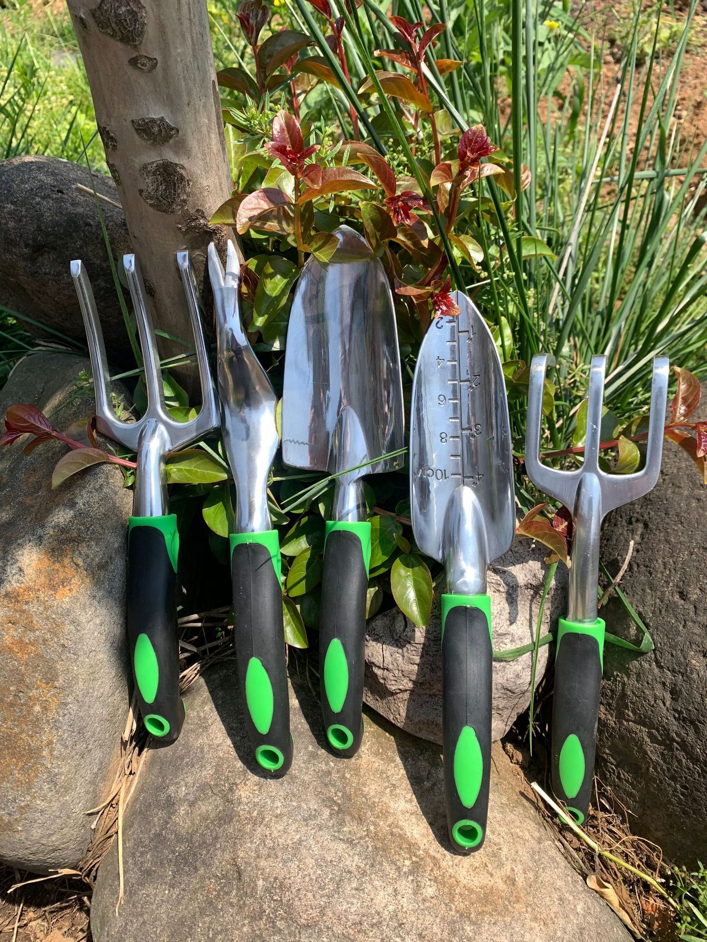 Garden Supplies 9-piece Aluminum Alloy Set, Silicone
