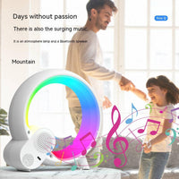 Creative Q Light Ana log Sunrise Digital Display Alarm Clock