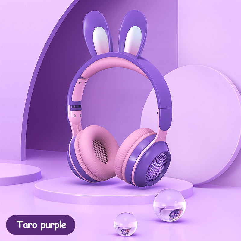 Rabbit Ear Headphones Wireless Extendable Wheat Headphones