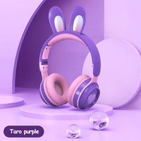 Rabbit Ear Headphones Wireless Extendable Wheat Headphones