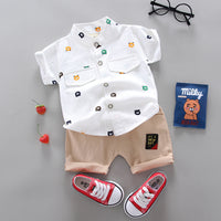Summer Korean Style 1-4 Years Old Infant Children's Suit