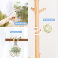 Octopus Deformed Folding Fan New USB Charging Mini Handheld