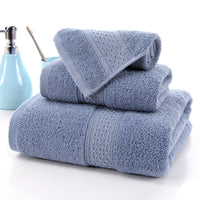 Long-staple Cotton Three-piece Set Towels Square Scarf