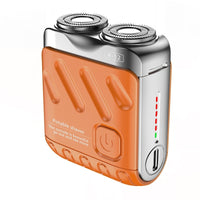 Rotary Dual Ring Electric Shaver Men Travel Mini Shave