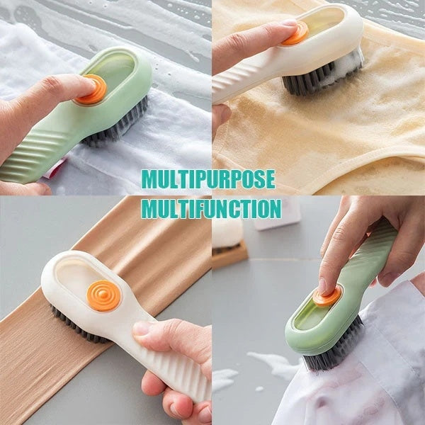 Multi functional Soft-bristled Shoe Brush Long Handle