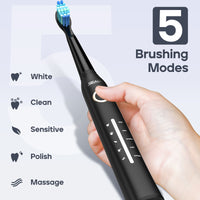 SEAGO SG958 Teeth Whitening Oral Care 5 Cleaning Modes Rechargeable brush