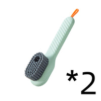 Multi functional Soft-bristled Shoe Brush Long Handle