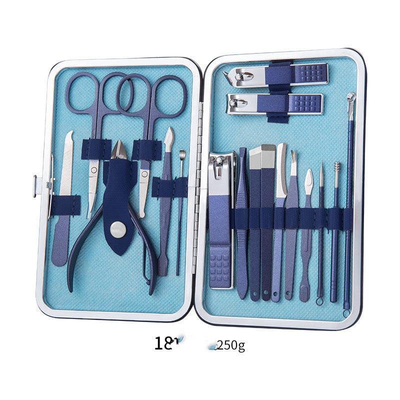 Professional Scissors Nail Clippers Set Ear Spoon Dead Skin Pliers