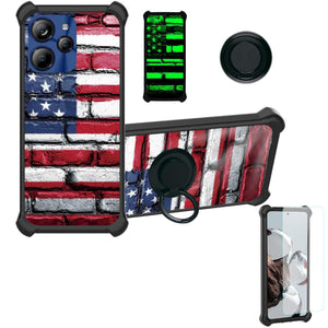 jioeuinly Phone Case PC Backplane + Soft Silicone Cover