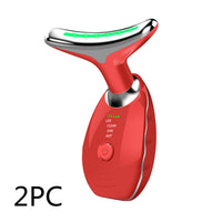 Neck Face Beauty Device Colourful LED Photon Therapy