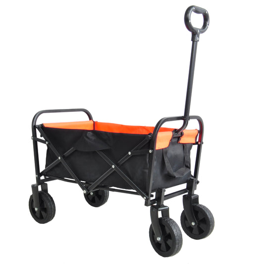 Folding Wagon Garden Cart Shopping Wagon Tools Cart