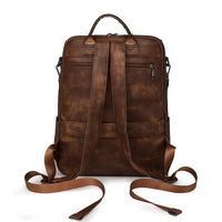 Retro College Students' Backpack Trendy High Sense Bag