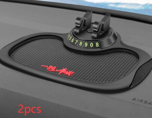 Non-Slip Car Phone Pad For 4-in-1 Car Parking Number