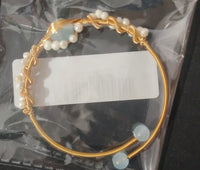 Pearl Bracelets For Women Gold Plating Pearl Bracelet Gold Wire