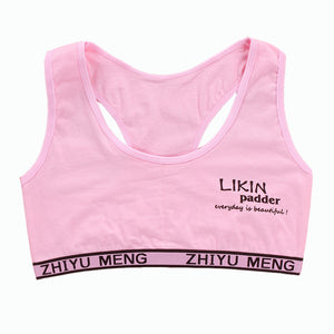Children's Girl Bra Cotton Vest Underwear 8-16 Years Old 12 Developmental Girls